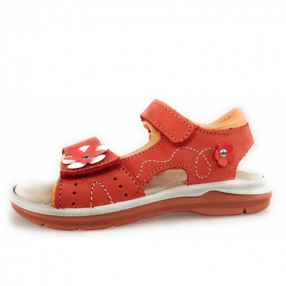 Orion Sandale in corallo/corallo