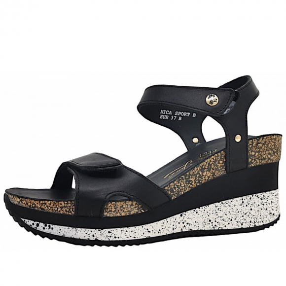 Panama Jack Sandale in negro black