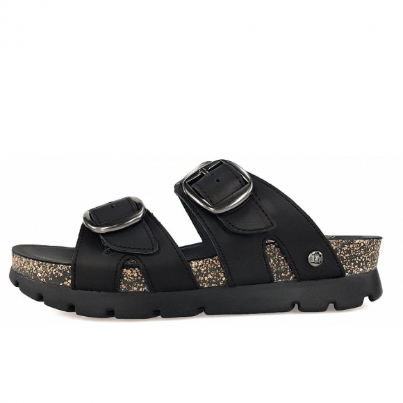 Panama Jack Pantolette in Black