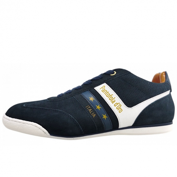 Pantofola d`oro Vaso Suede sportlicher Schnürer in navy/white 6117