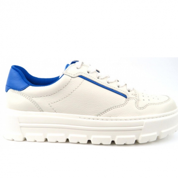 Paul Green Mastercalf Soft sportlicher Schnürer in 1 Offwhite/Blau