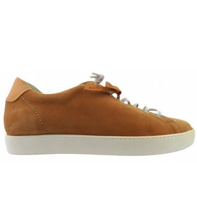 Paul Green Nubuk cuioi sabbia Sneaker in Hellbraun