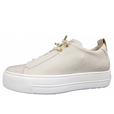 Paul Green Sneaker in 061 Ivory/ gold