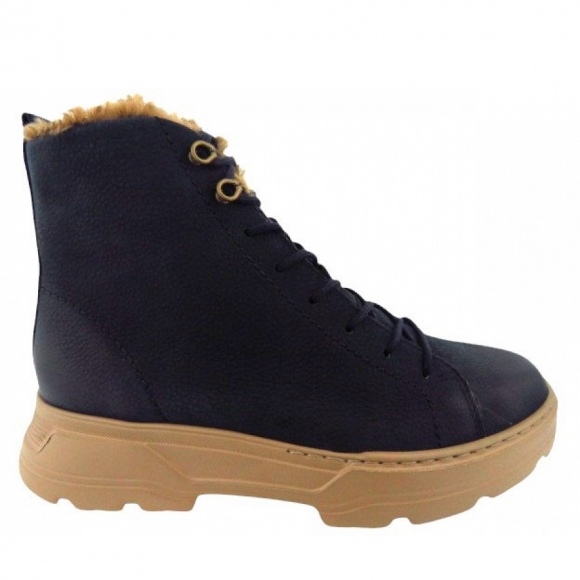 Paul Green Nubuk ocean Stiefelette in blau