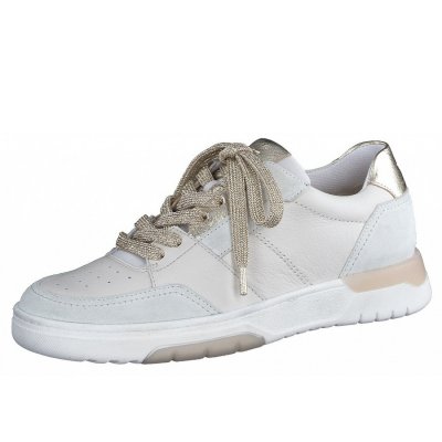 Paul Green sportlicher Schnürer in ice ivory