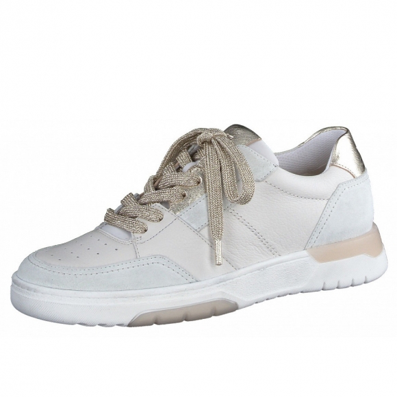 Paul Green sportlicher Schnürer in ice ivory
