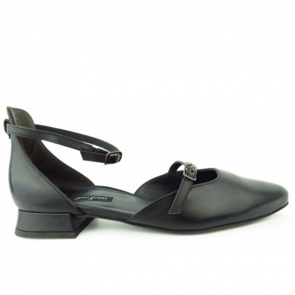 Paul Green Softnappa Ballerina in Schwarz