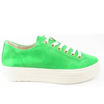 Paul Green Samtziege Kiwi Sneaker low in Hellgrün