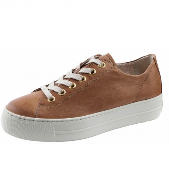 Paul Green Sneaker in cuoio