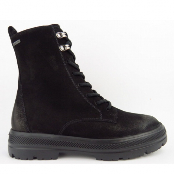 Paul Green Hightop Nubuk Gore black Stiefelette in Schwarz