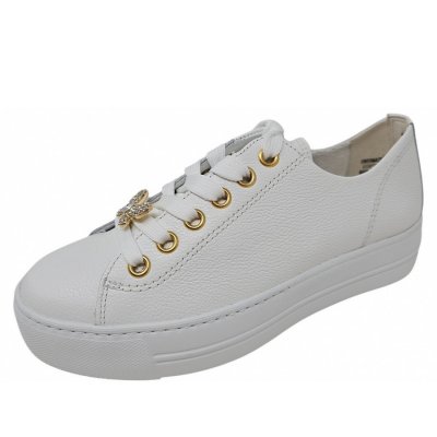 Paul Green sportlicher Schnürer in white cristall