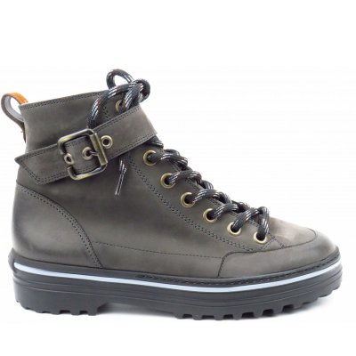 Paul Green Nubuk iron/cognac Stiefel in iron/cognac