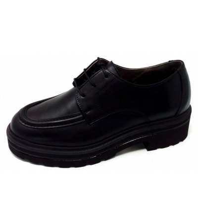 Paul Green Classic Calf Black Schnürer in schwarz