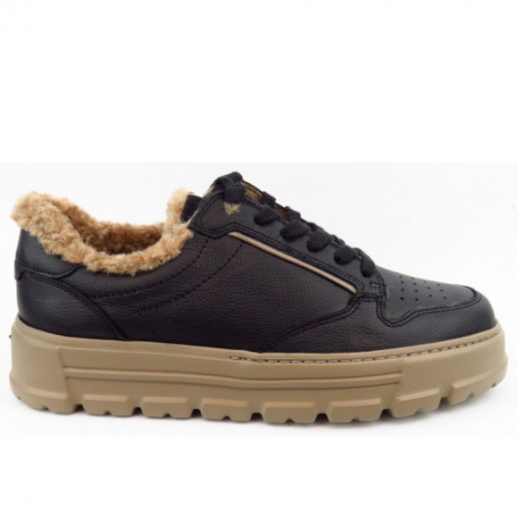 Paul Green Calf Warmfutter Sneaker low in Schwarz