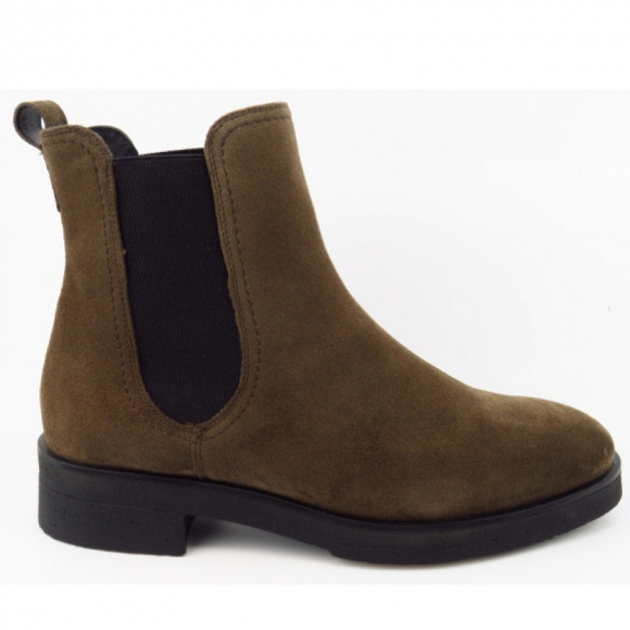 Paul Green Soft Nubuk earth Chelsea Boot in 3 Braun