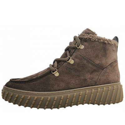 Paul Green Schnürstiefel in mocca 01