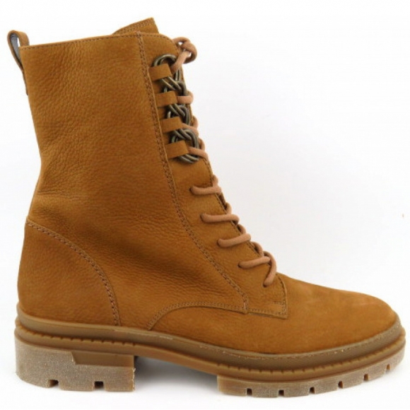 Paul Green Nubuk caramel Stiefelette in Caramel