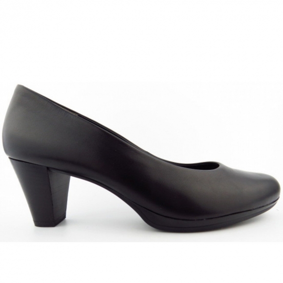 Paul Green Kalbleder schwarz Pumps in schwarz