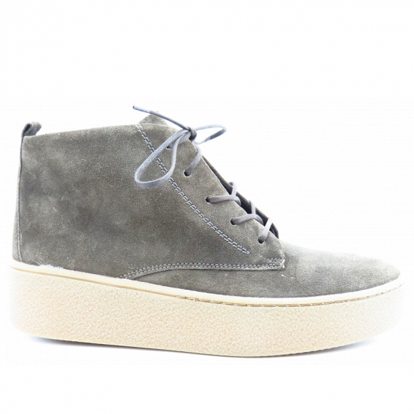 Paul Green Nubuk earth Sneaker high in erde