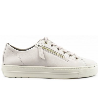 Paul Green Nubuk pearl Sneaker in pearl