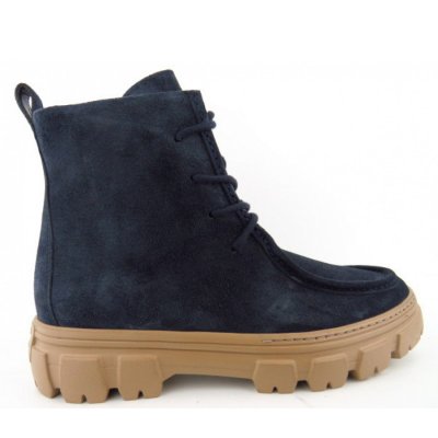 Paul Green Veloursleder Stiefelette in Blau