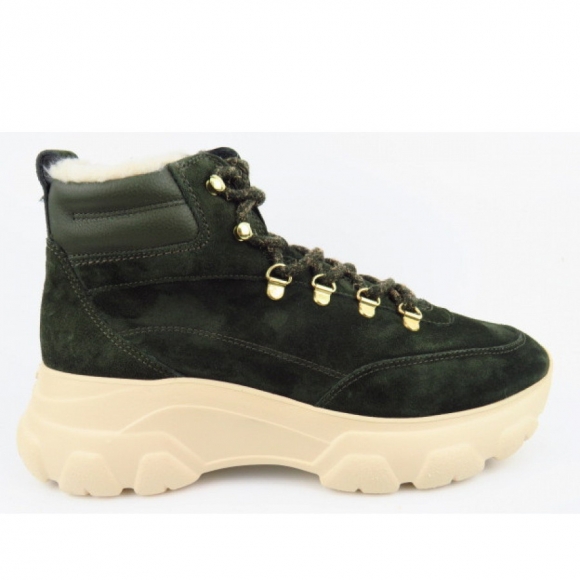 Paul Green forest oliv Boots in grün