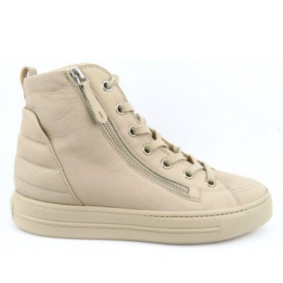 Paul Green Sportnubuk almond Sneaker in Beige