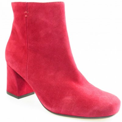 Paul Green Samtziege rubin Stiefelette in rubin