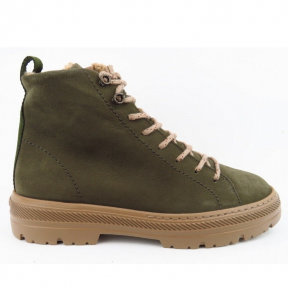 Paul Green Sportnubuk military WF Stiefel in Grün