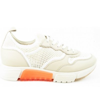 Paul Green Calf Knit biscuit Sneaker low in Beige