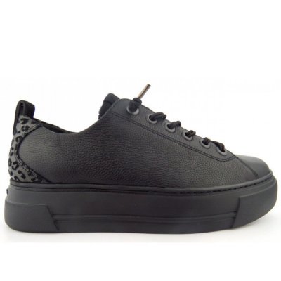Paul Green Calf Sneaker low in Schwarz