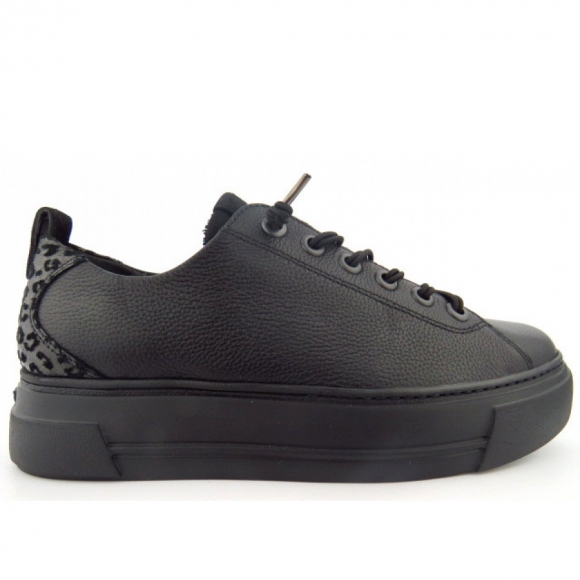 Paul Green Calf Sneaker low in Schwarz