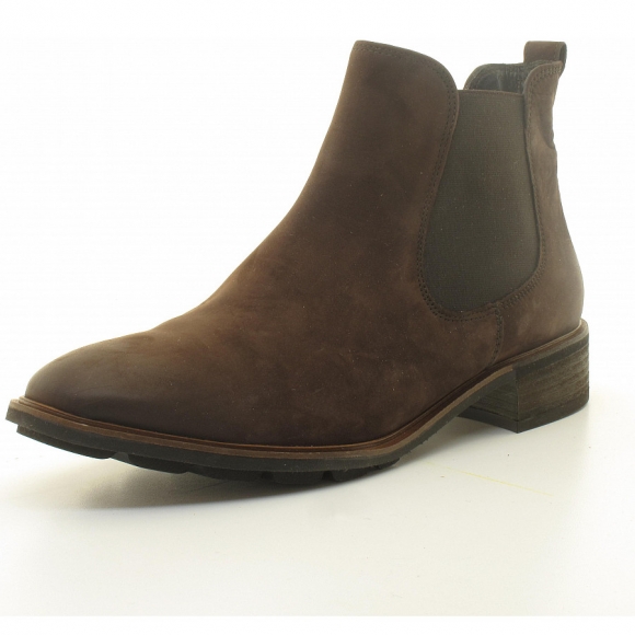 Paul Green Royal Nubuk moro Stiefelette in Braun