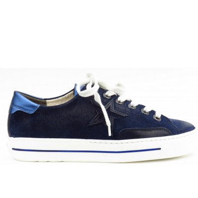 Paul Green space/denim Super Soft Sneaker in blau kombi.
