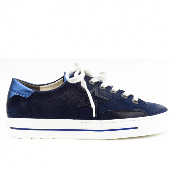 Paul Green space/denim Super Soft Sneaker in blau kombi.