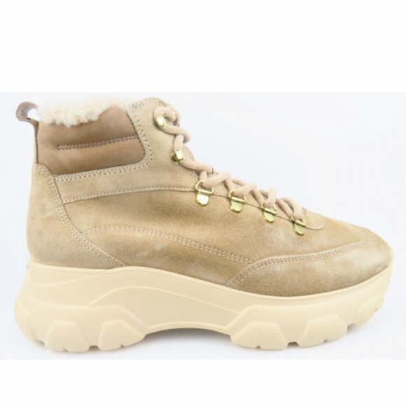 Paul Green Nubuk Grain Stiefelette in alpaca