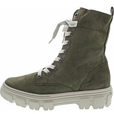 Paul Green Schnürstiefel in oliv