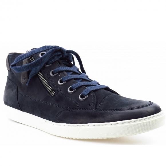 Paul Green Nubuk ocean/iron Sneaker high in ocean/iron