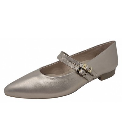 Paul Green Spangenballerina in shell metallic