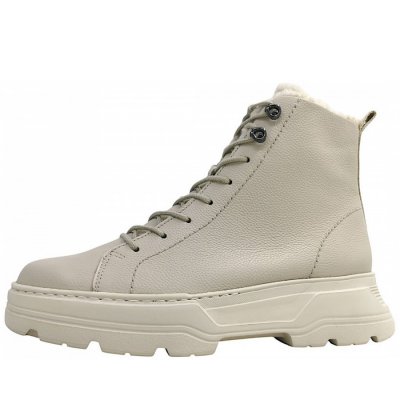 Paul Green Schnürstiefel in Biscuit 048