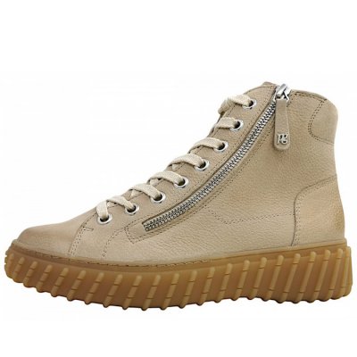 Paul Green Schnürstiefel in Almond 01