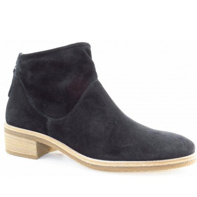 Paul Green Royal Suede schwarz Stiefelette in schwarz