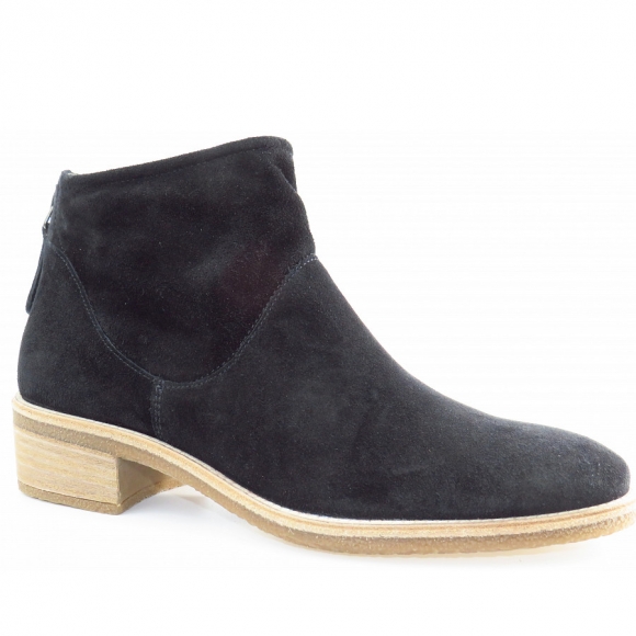 Paul Green Royal Suede schwarz Stiefelette in schwarz
