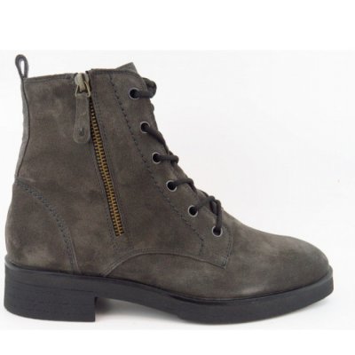 Paul Green Suede apshalt ZIP Stiefelette in Dunkelgrau