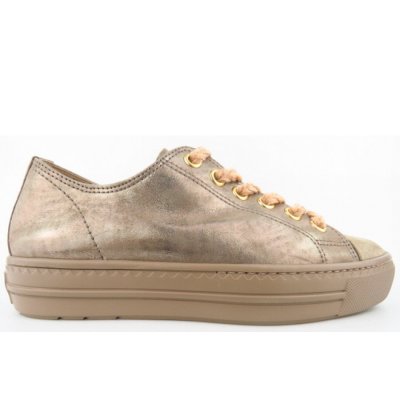 Paul Green almond champagne sportlicher Schnürer in Beige