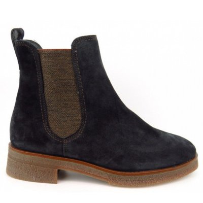 Paul Green Softnubuk Chelsea Boot in 0 Schwarz
