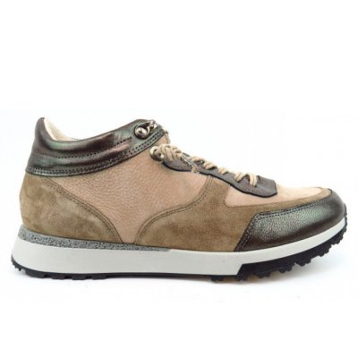 Paul Green steel antelope Sneaker high in 4 Beige Paul Green steel antelope Sneaker high in 4 Beige