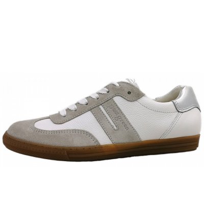 Paul Green sportlicher Schnürer in 076 Pearl/White