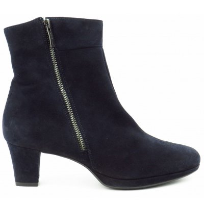 Paul Green Samtziege blau Stiefelette in blau Paul Green Samtziege blau Stiefelette in blau