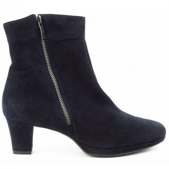 Paul Green Samtziege blau Stiefelette in blau